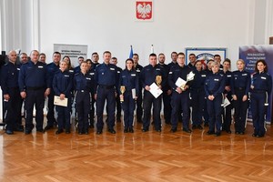 finaliści Ogólnopolskiego Konkursu dla Policjantów-Oskarżycieli Publicznych