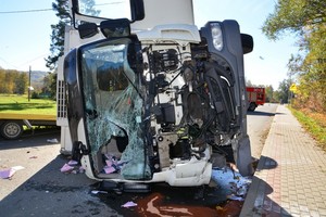 uszkodzenia powypadkowe pojazdów uczestniczących z zdarzeniu drogowym w Wietrznie