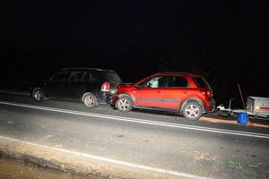 uszkodzenia pokolizyjne pojazdów uczestniczących w zdarzeniu w Przybówce