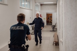 policjanci uczestniczący w szkoleniu