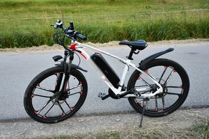 rower jednego z uczestników zdarzenia w Głojscach