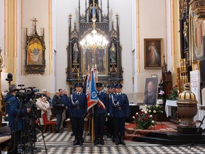 Uczestnicy uroczystości upamiętniających gen. Stanisława w Korczynie