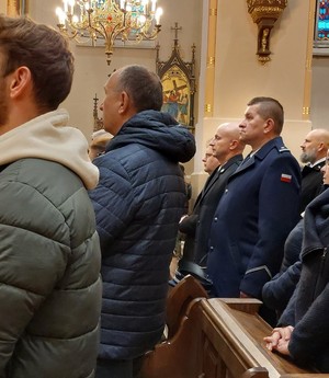 Uczestnicy uroczystości upamiętniających gen. Stanisława w Korczynie