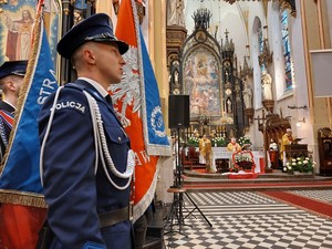 Uczestnicy uroczystości upamiętniających gen. Stanisława w Korczynie