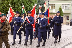 Uczestnicy uroczystości patriotycznych z okazji Święta Niepodległości