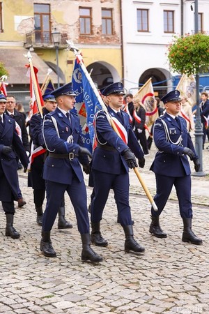 Uczestnicy uroczystości patriotycznych z okazji Święta Niepodległości