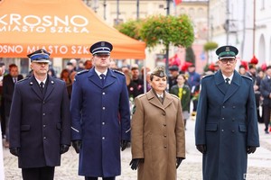 Uczestnicy uroczystości patriotycznych z okazji Święta Niepodległości