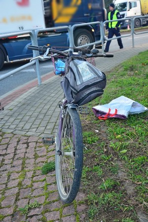 pojazdy uczestniczące w zdarzeniu drogowym w Krośnie