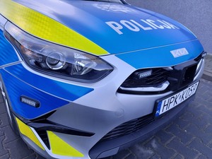 przednia część radiowozu