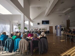 Debata dot. bezpieczeństwa seniorów w Łękach Dukielskich