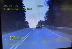 Przekroczenie prędkości o ponad 50 km/h w miejscowości Trzciana.